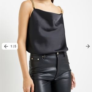 NWT Satin Chain Cami Top Size 6